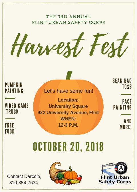 3rd Annual Harvest Fest @ University Square | Flint | Michigan | United States