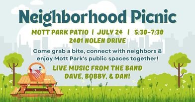 Neighborhood Picnic – July 24th @ 5:30pm